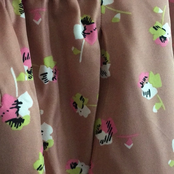 J. Crew Falling Pansies Pull on pant Size 6 - Picture 5 of 5